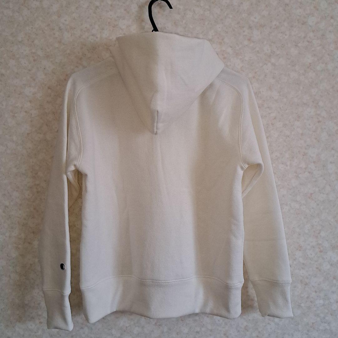 Champion白パーカー裏起毛M
