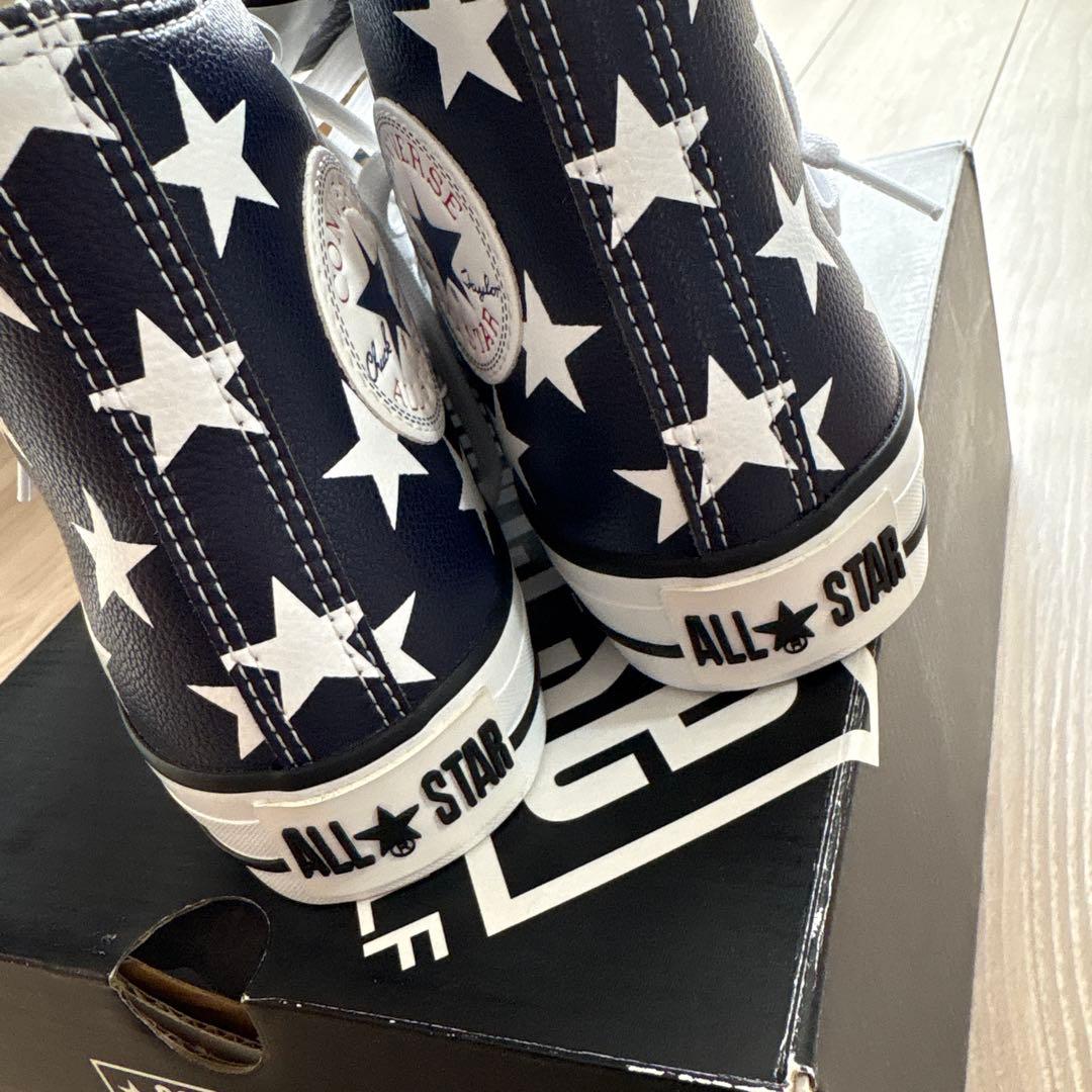 CONVERSE ALL STAR 星柄スニーカー　ゴルフシューズ　23cm