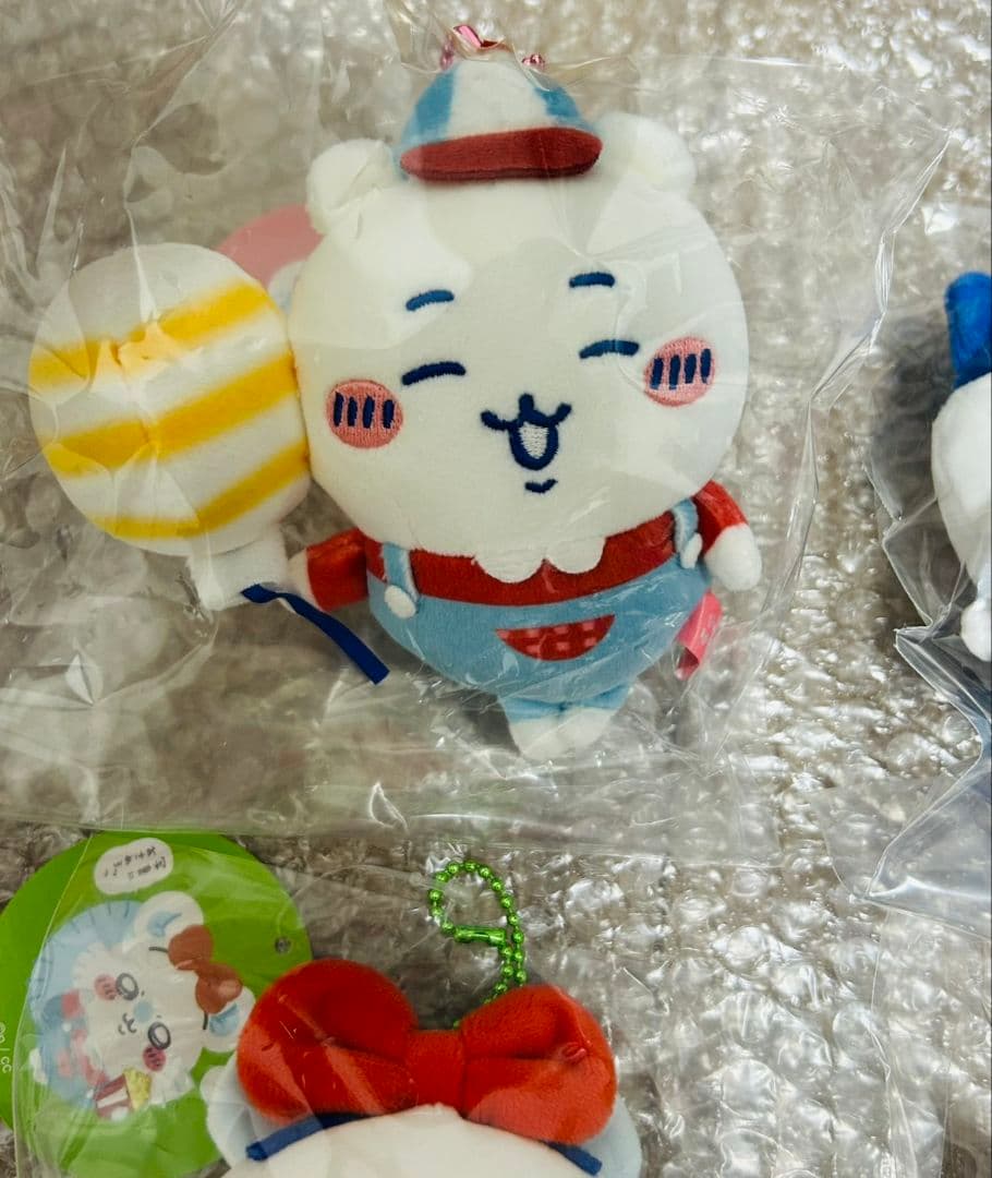 ちいかわ ワクワクゆうえんち ぷちミニマスコット うさぎ ハチワレ 4点 新品