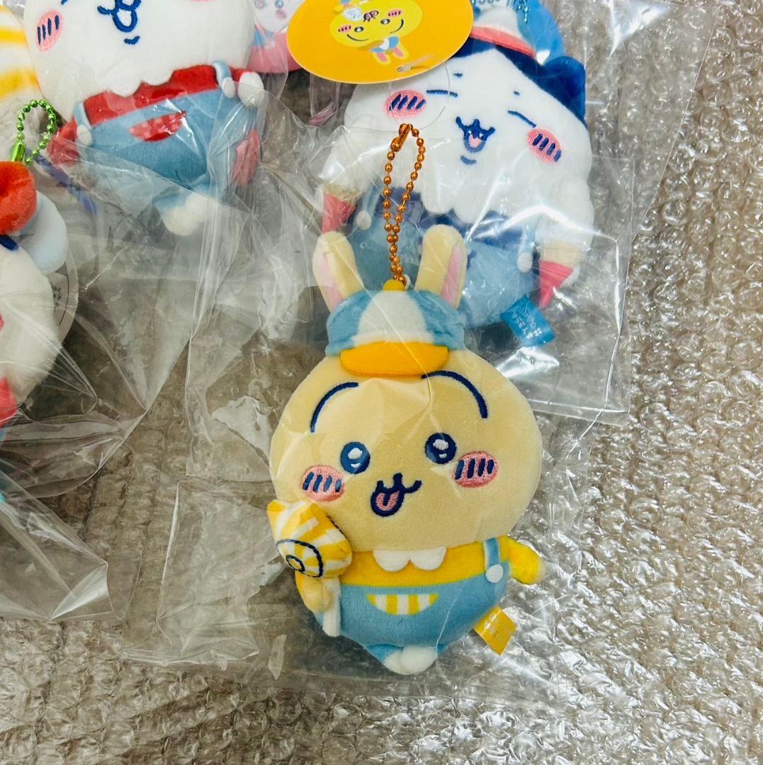 ちいかわ ワクワクゆうえんち ぷちミニマスコット うさぎ ハチワレ 4点 新品