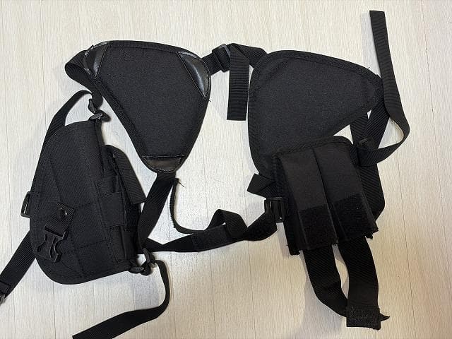 あ*き様 ジャンク扱い・10禁エアガンセット+ホルスター+ライフルケース等