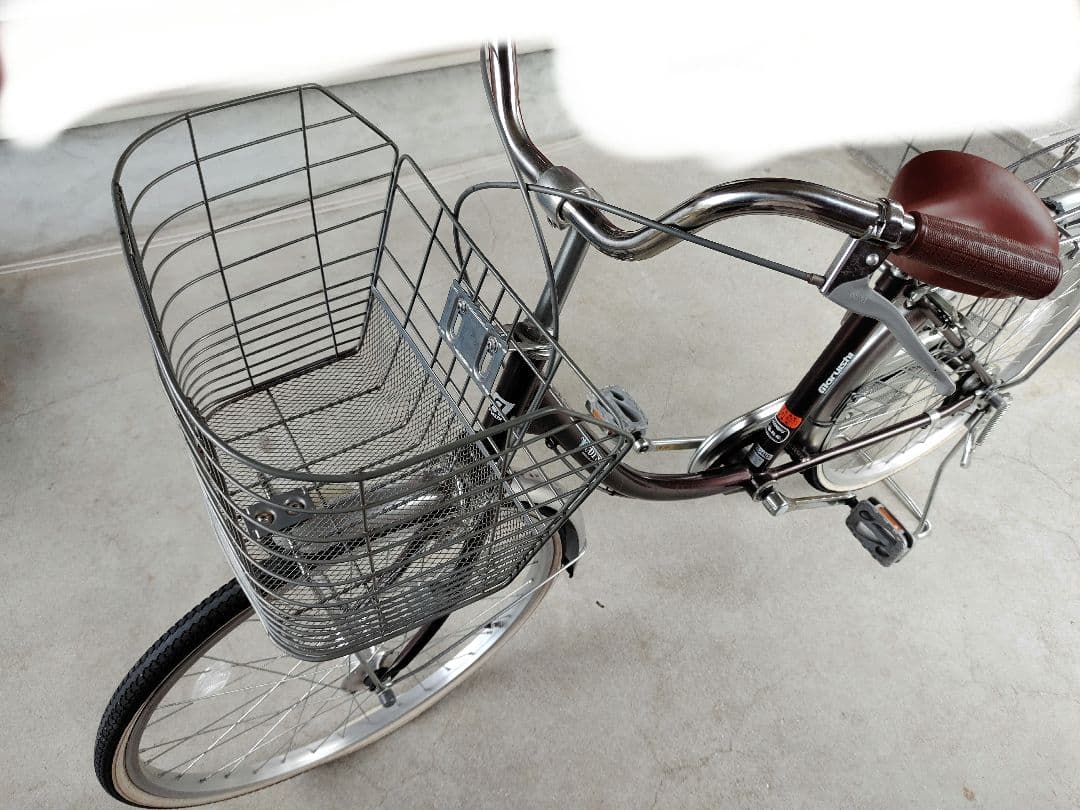 【値下げ】マルイシ　自転車　シティ サイクル 24インチ ブラウン　引き取り価格