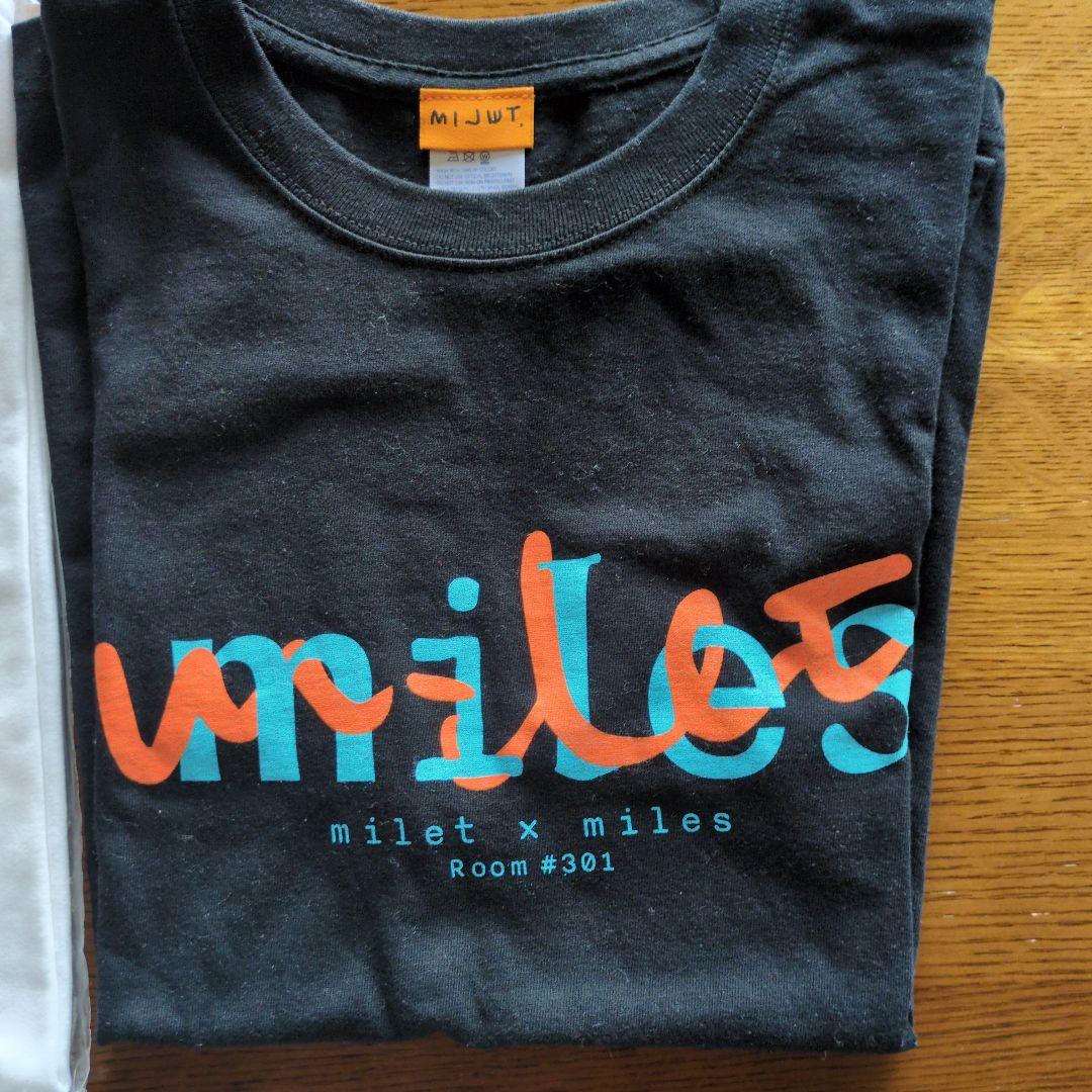 milet milesTシャツ２種 Mサイズ新品１点、未使用に近い１点