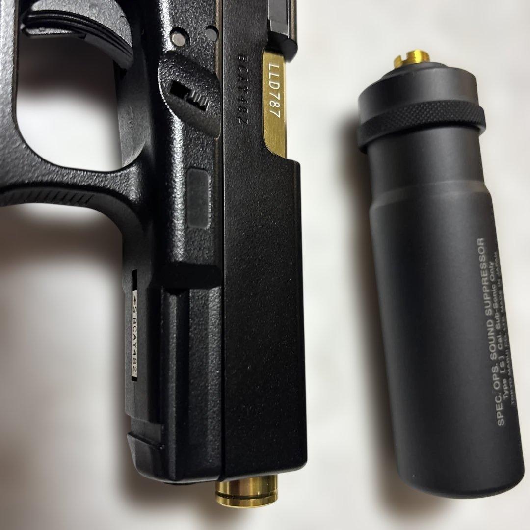東京マルイ GLOCK19 Gen.4 純正サプレッサー付き