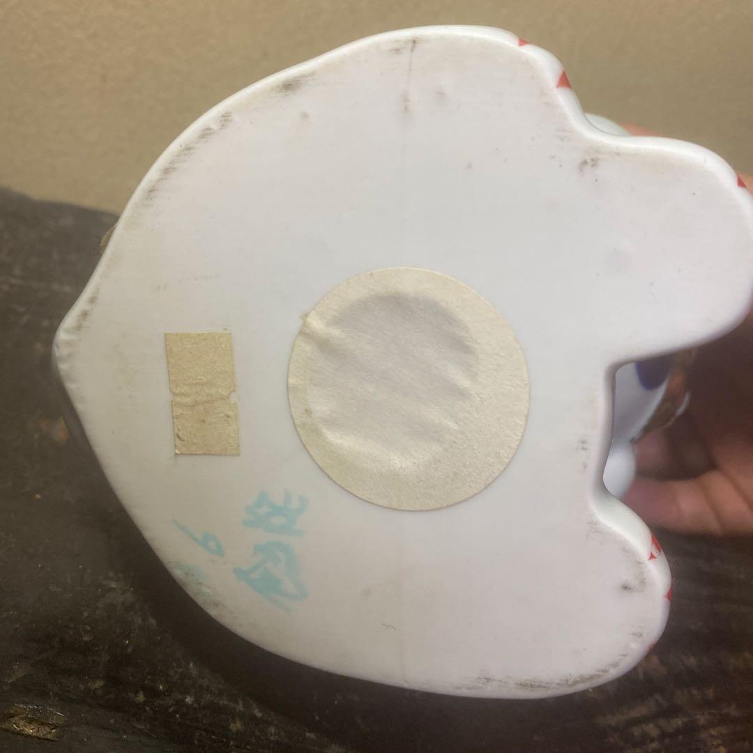 陶器製 招き猫 置物 約23cm11cm12cm