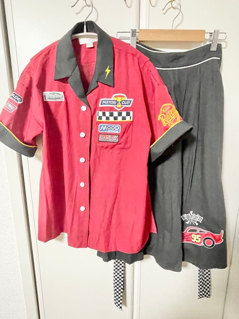ディズニー シークレットハニー カーズ ボーリングシャツ スカート ピクサー