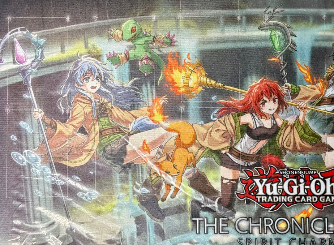 未開封 霊使い プレイマット 遊戯王 EU　エリア　ウィン　ヒータ　アウス