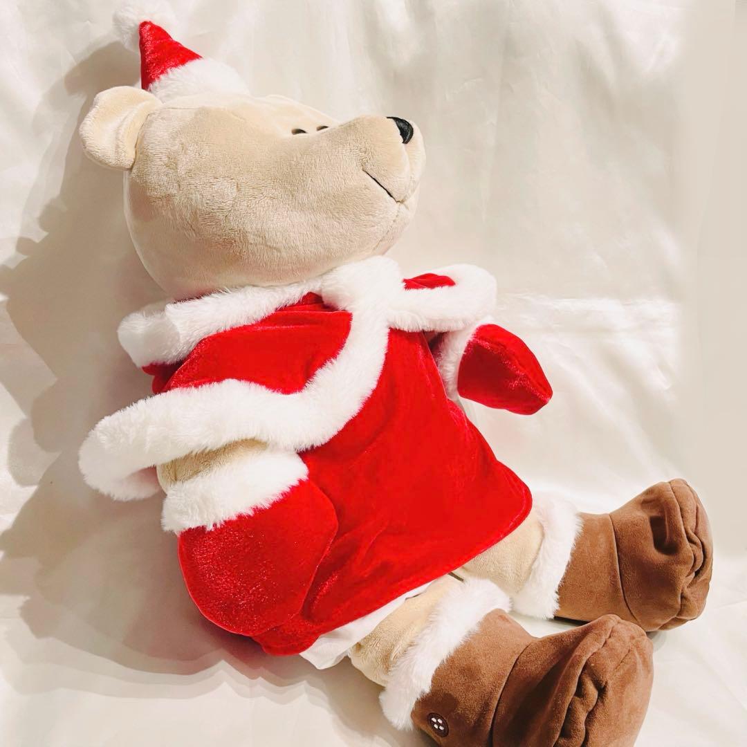 【美品タグ付き】Starbucks ベアリスタぬいぐるみ　サンタクロース　スタバ