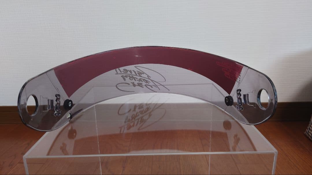 片山右京 サイン入り バイザー ティレル F1 1994