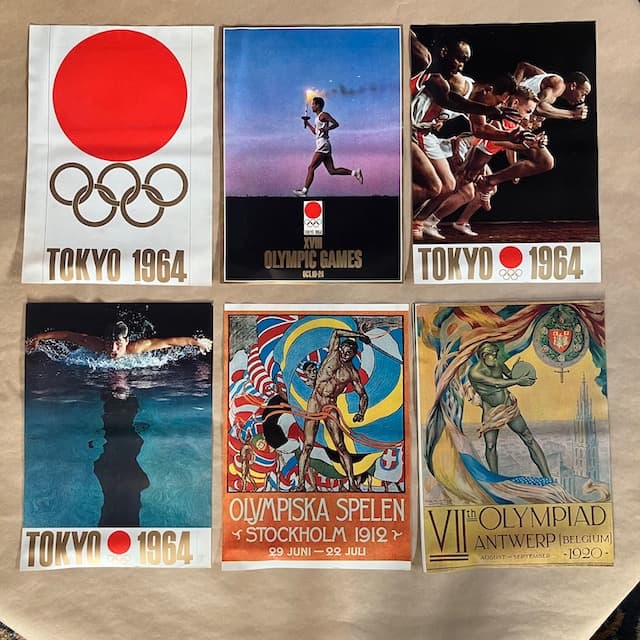 希少 世界各国 オリンピック ポスター 開催国記念切手一覧　五輪