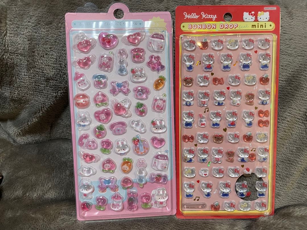 12枚　ボンボンドロップシール　正規　たまごっち　キティ　ベイマックス　プー