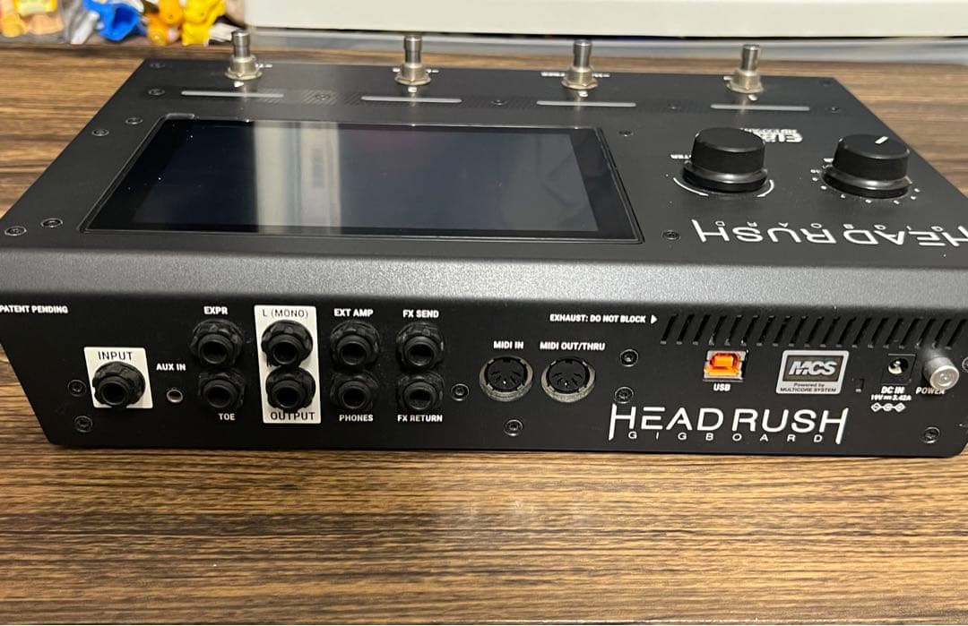 即配送　HEADRUSH GIGBOARD 箱電源ケーブル付き