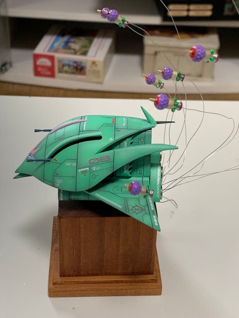 ガンダム　ララァ専用モビルアーマー　塗装済み完成品