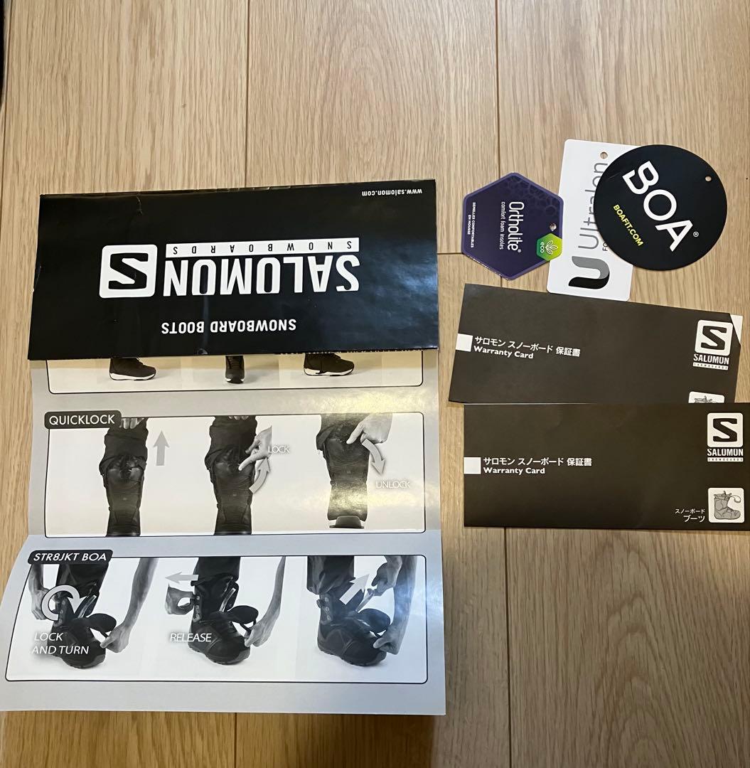 サロモンLAUNCH LACE BOA SJ 25.5cm ケースあり