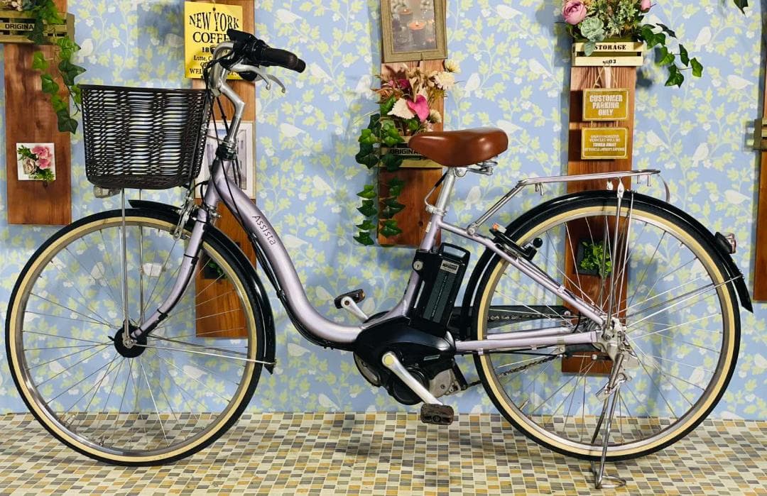 《BRIDGESTONE・ASSISTA》26インチ電動アシスト自転車1739