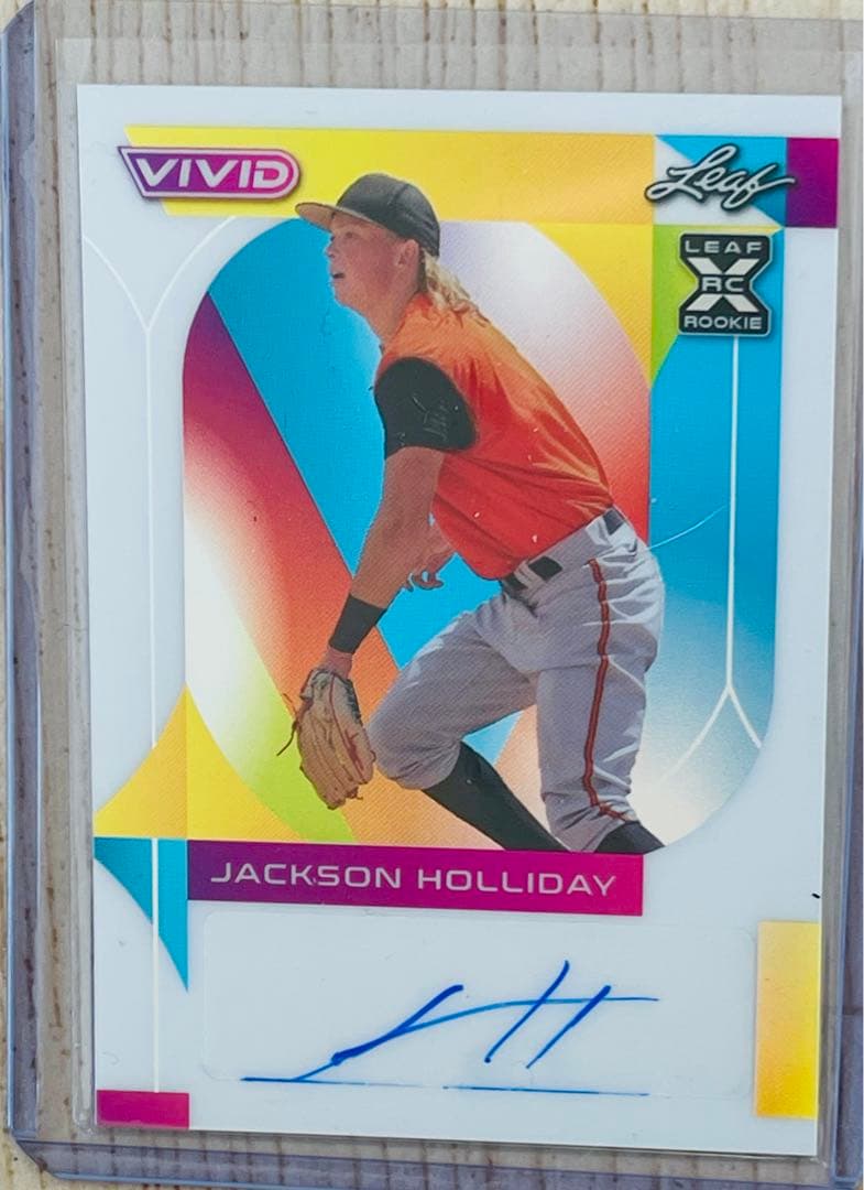 Jackson Holliday 直筆サイン　25シリ　ホリデーMLB auto