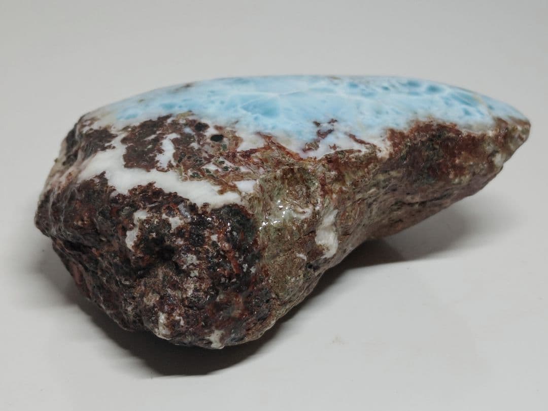 ラリマー 589g 原石 鑑賞石 自然石 誕生石 鉱物 鉱石 水石 インテリア