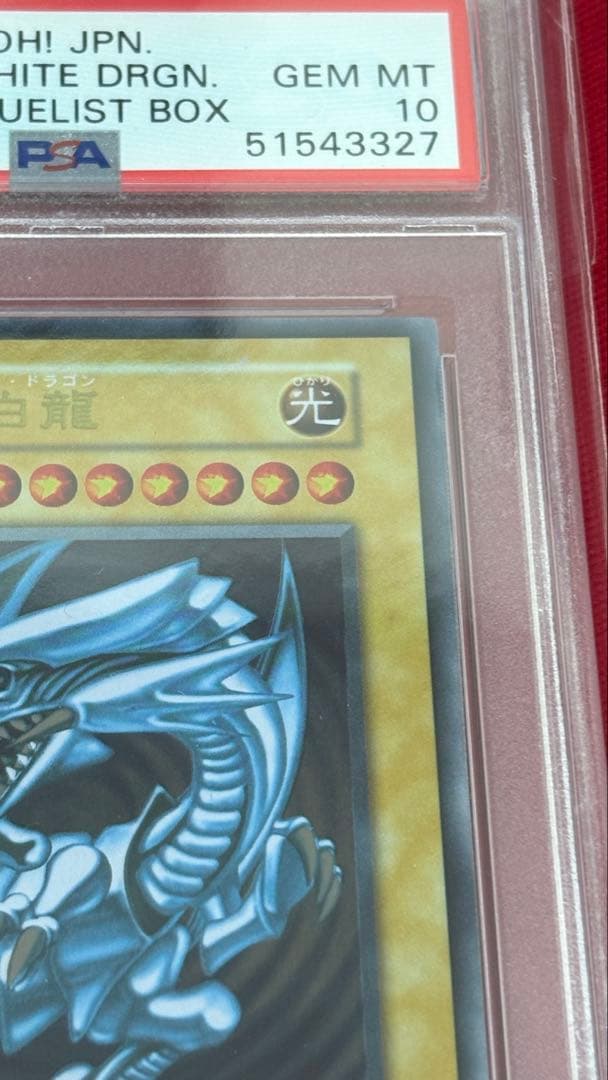 遊戯王 PSA10 青眼の白龍 ステンレス