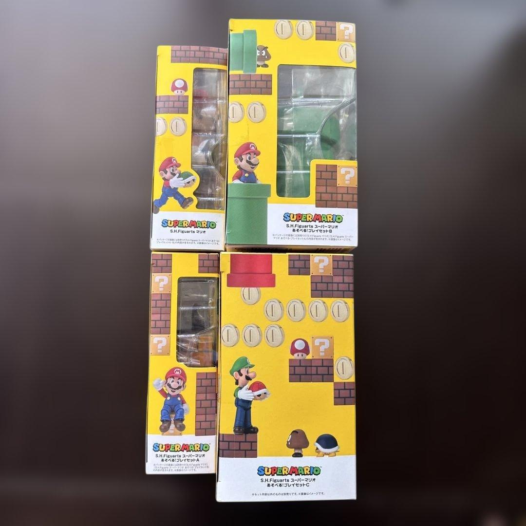 【未開封新品】マリオ　フィギュアーツ4個セット