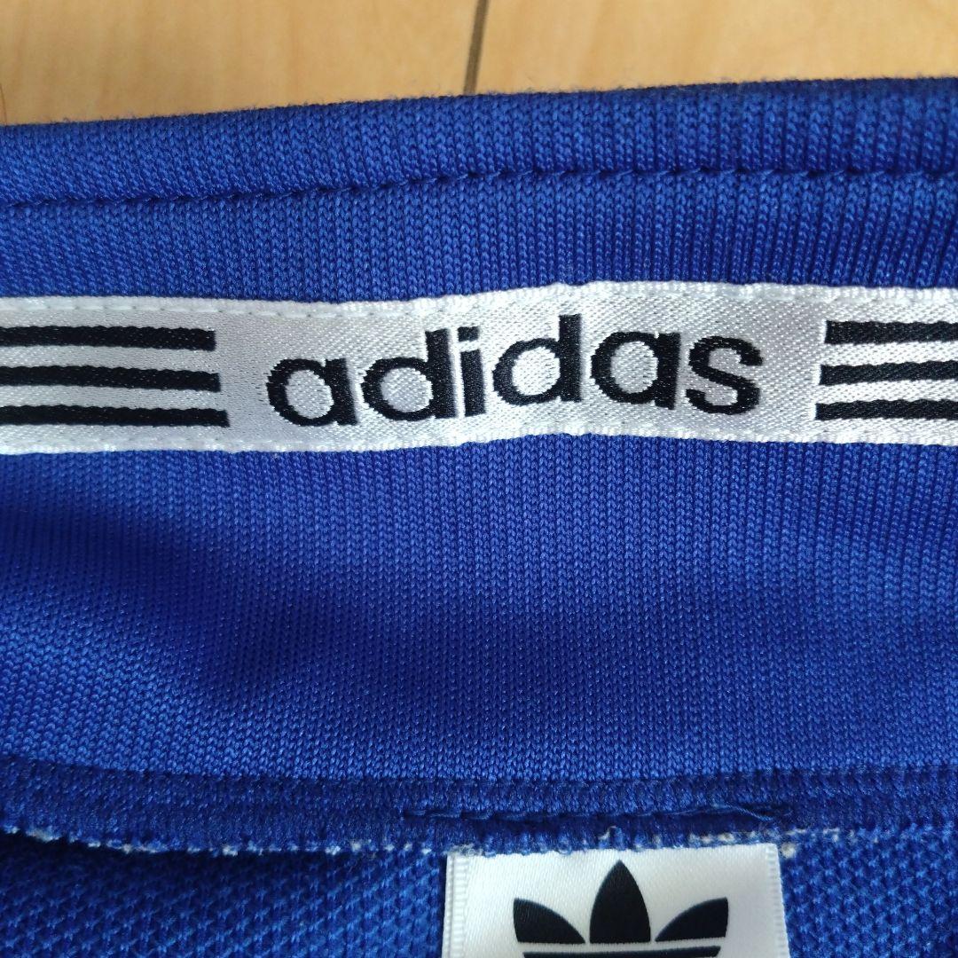 90年代adidas ジャージ ジャケット 青/白/赤トリコロールジャケット