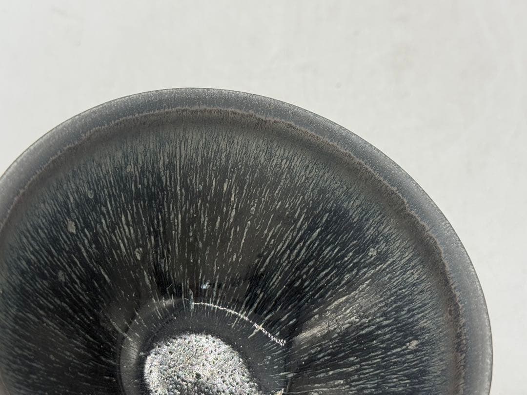 ※中国　建窯　銀豪天目茶碗　送料込み260125