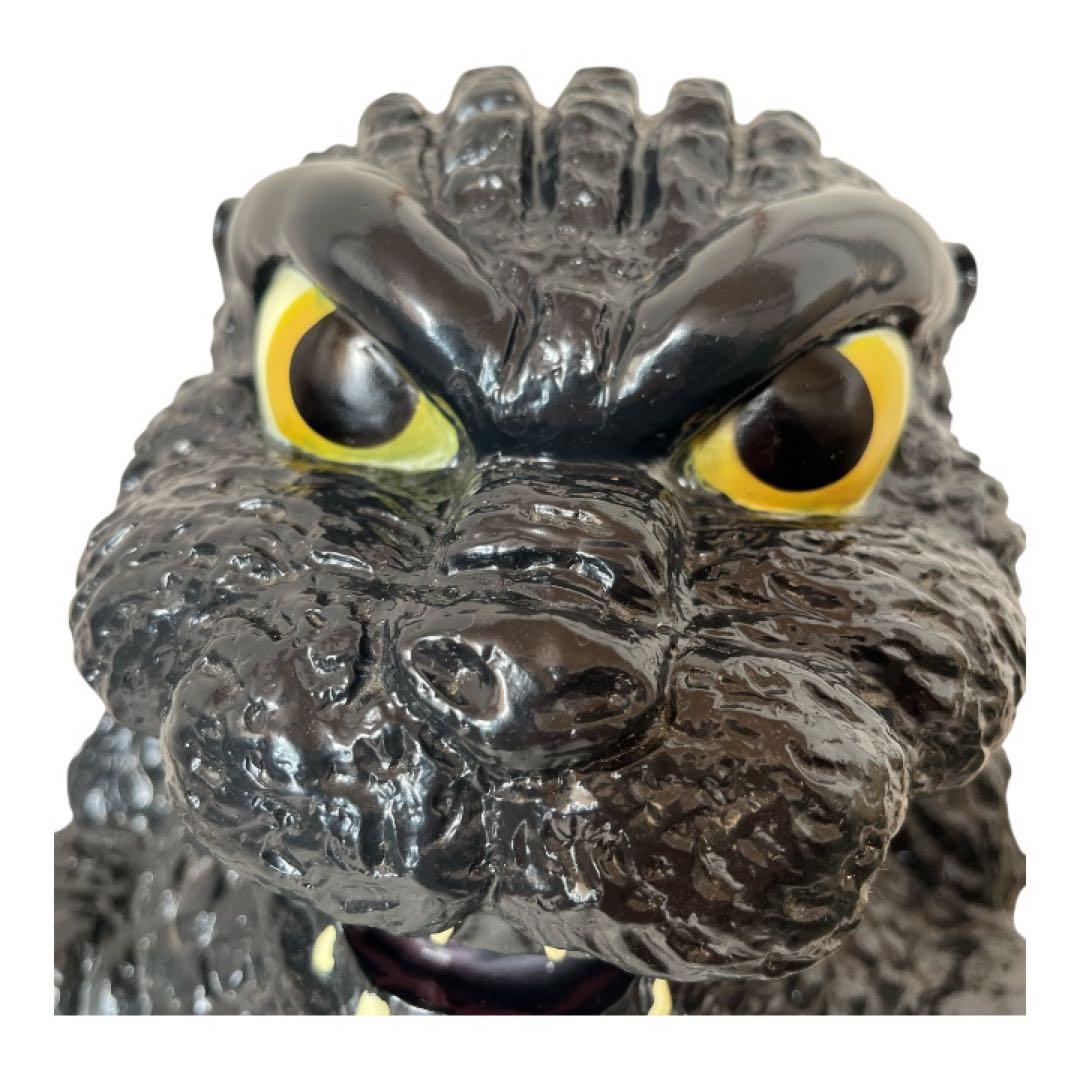 【当時物】ゴジラ 高さ約35cm でっかい貯金箱 1994 ソフビ製