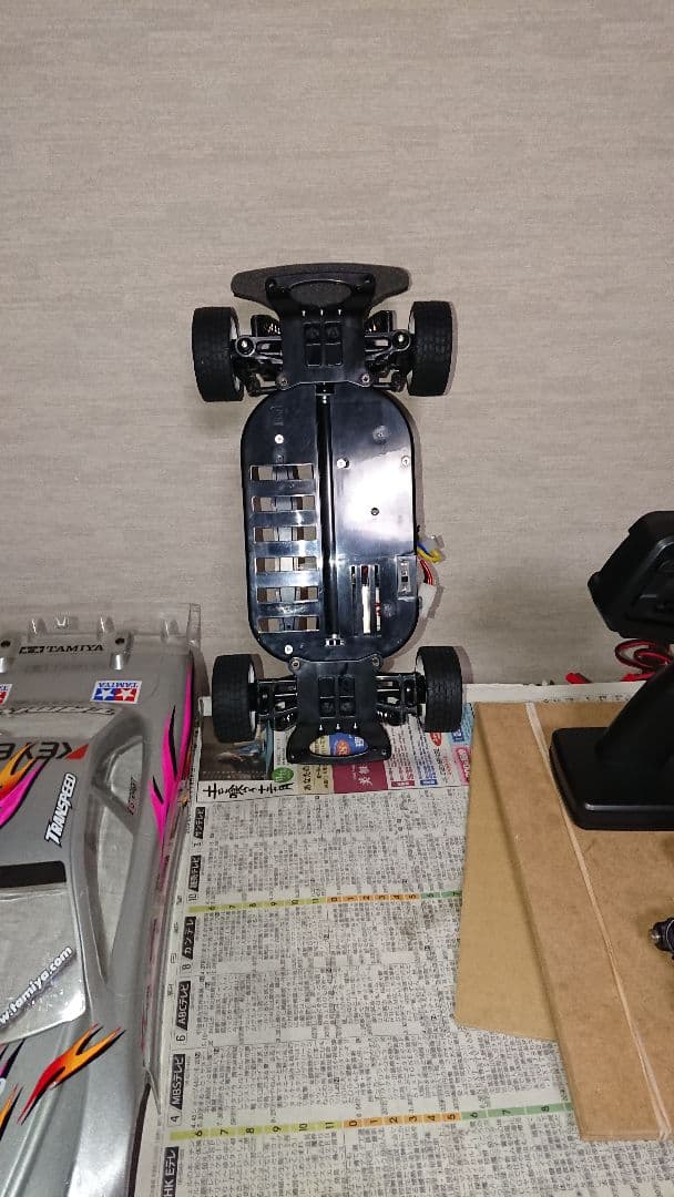 タミヤTT-01未走行セットTRF仕様汎用ボディ附属