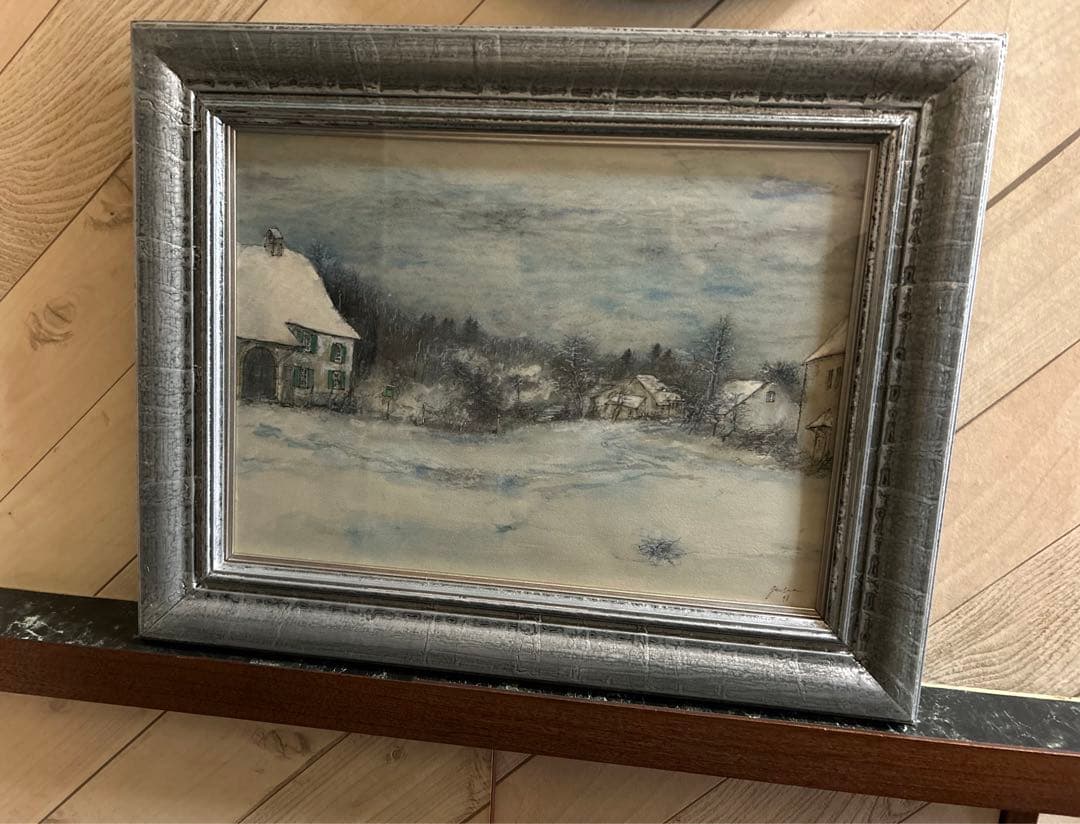 値下げしました❣️水彩画　古美術　ベルナール・ガントナー