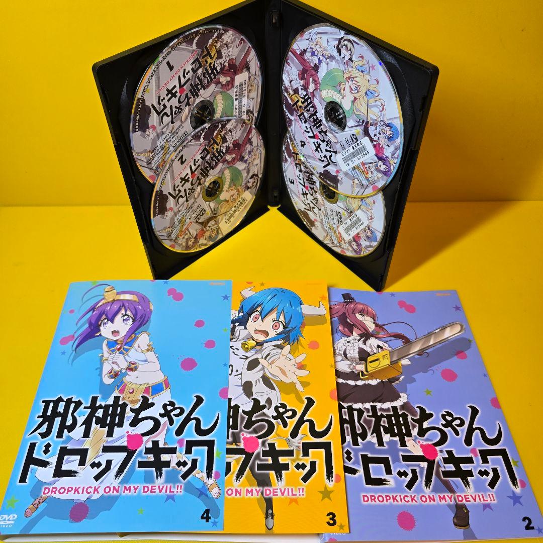 新品ケース交換済　邪神ちゃんドロップキック DVD 1期＋2期 +3期　全11巻