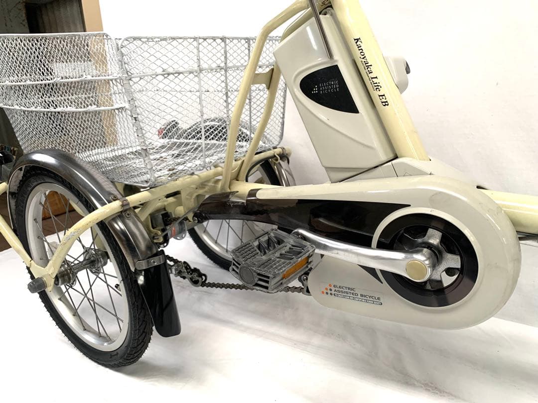 【即乘】送料無料 Panasonic 電動アシスト三輪自転車 Karoyaka