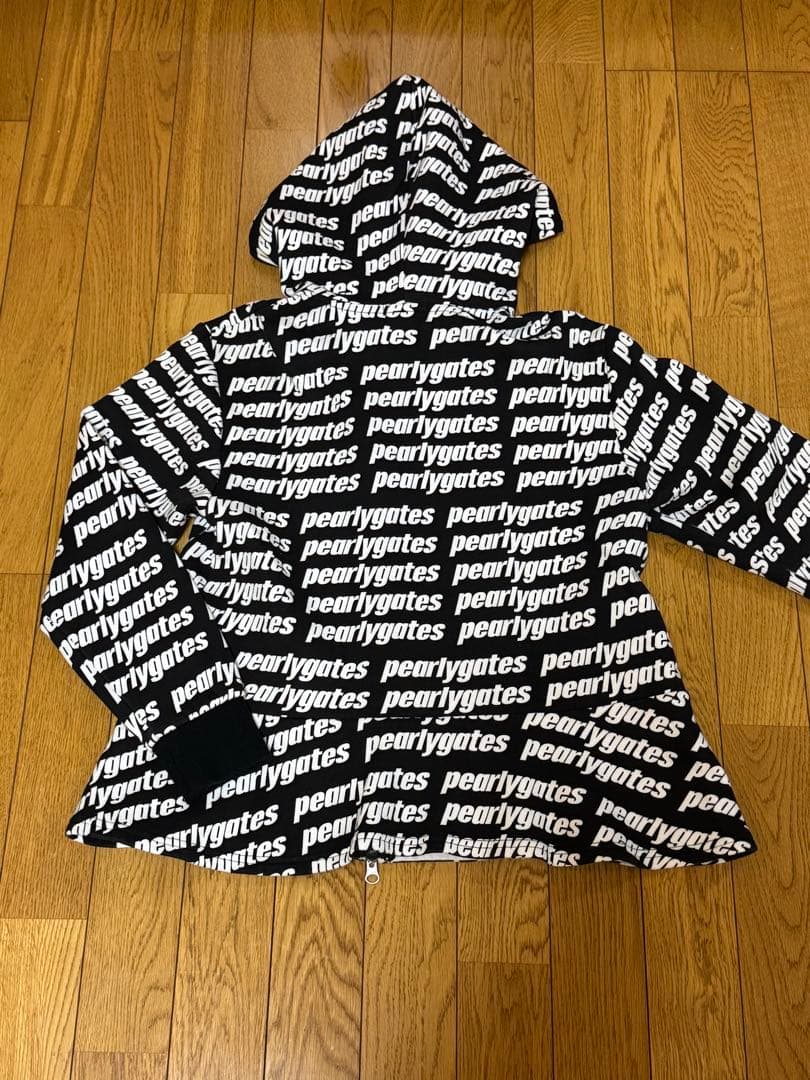 パーリーゲイツ　レディース　ロゴプリント　パーカー　スカート　セットアップ　美品