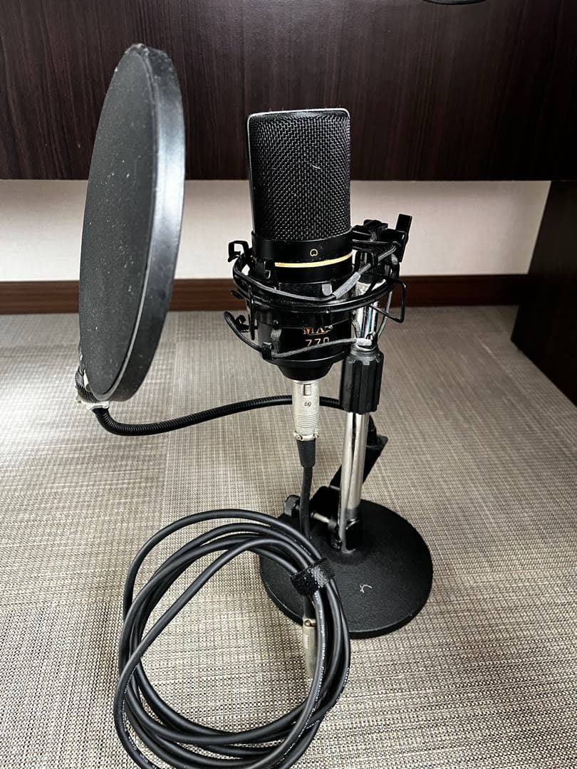 MXL770 マイクスタンド　ポップガード　アナログミキサーのセット