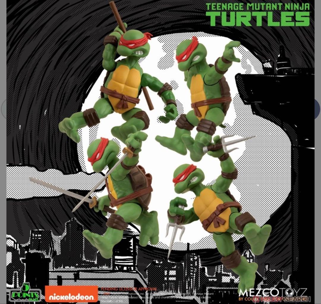 Mezco toys 5ポイント プラス　TMNT タートルズ フィギュア