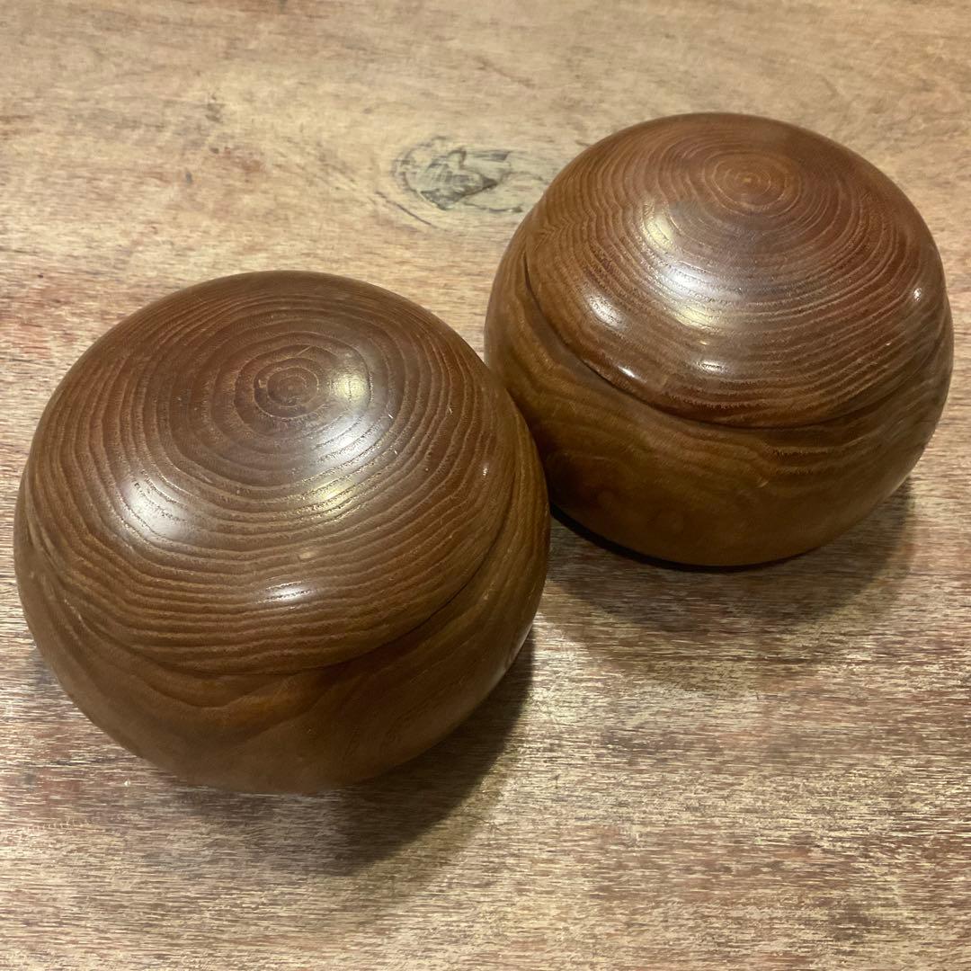 う*ぎ様 美品！高級 碁石 蛤 那智黒 35号 特大 碁笥