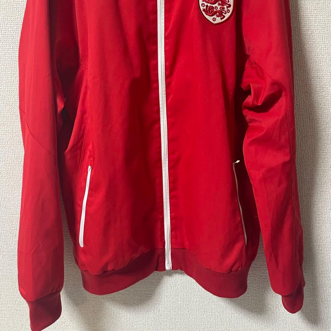 Umbro サッカー　イングランド代表　トラックジャケット　ナイロン　赤　XL