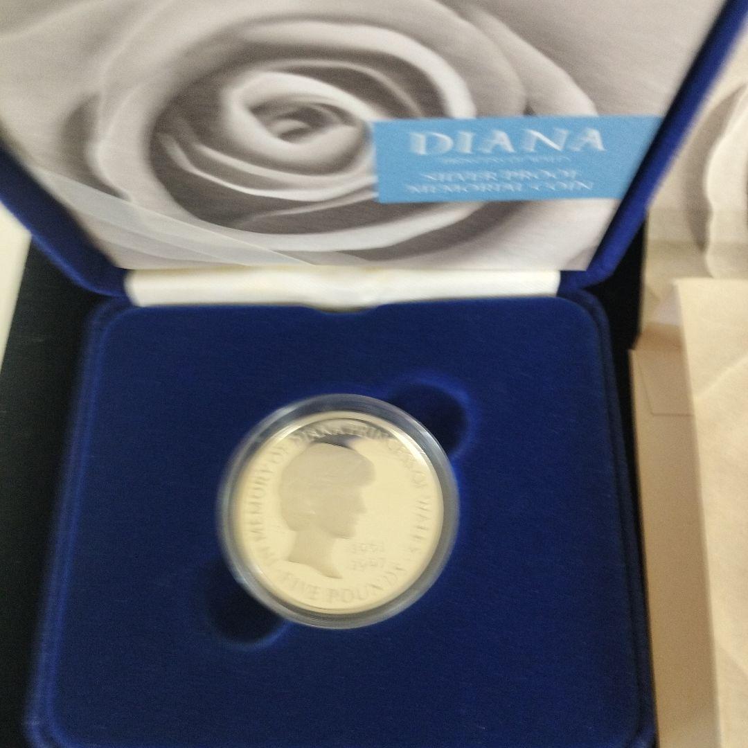 ダイアナ妃追悼記念SILVER PROOF MEMORIALCOIN 