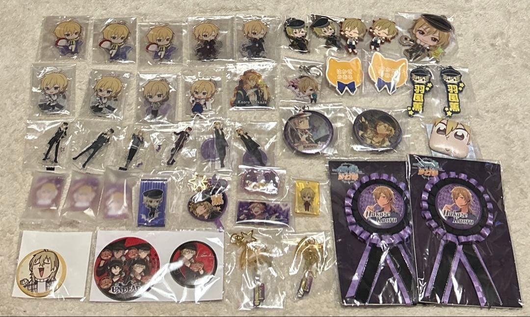 あんスタ　羽風　薫　セット　缶バ　アクスタ　アクキー　中国　台湾　韓国