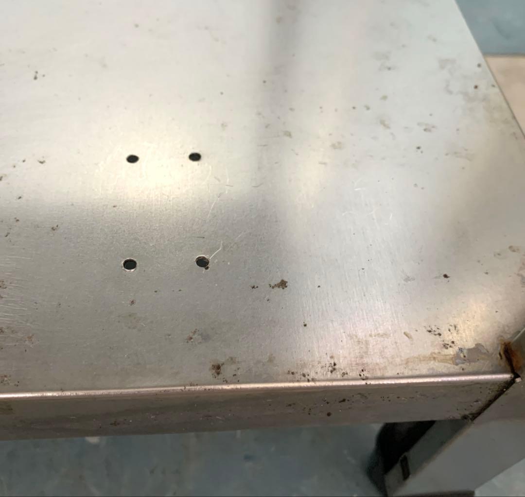 業務用ステンレス作業台 調理台 高さ800㎜×幅600㎜×奥行600㎜