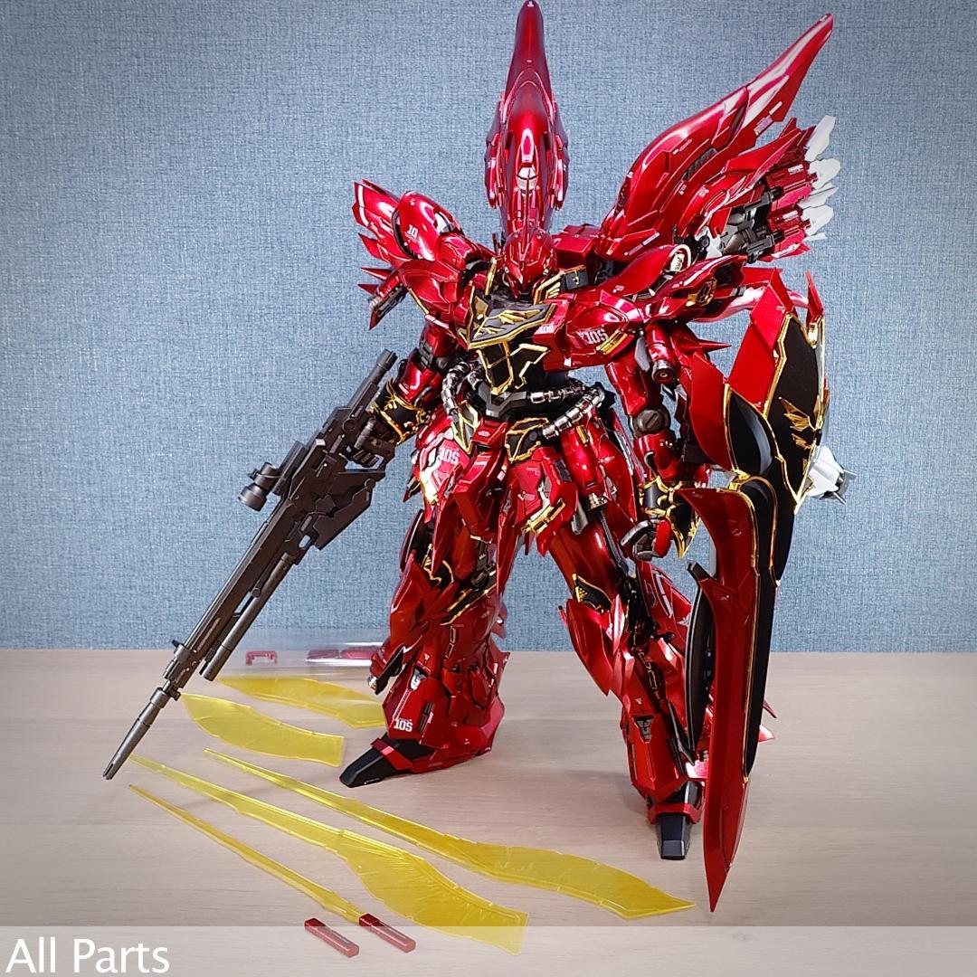 MG シナンジュ \"匠studioカスタム\" 1/100 キャンディ塗装完成品