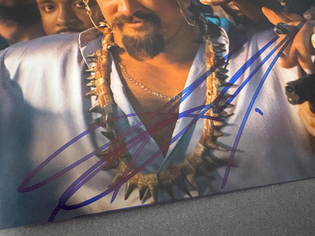 ジェイソン・モモア 直筆サイン 東京コミコン額縁付き