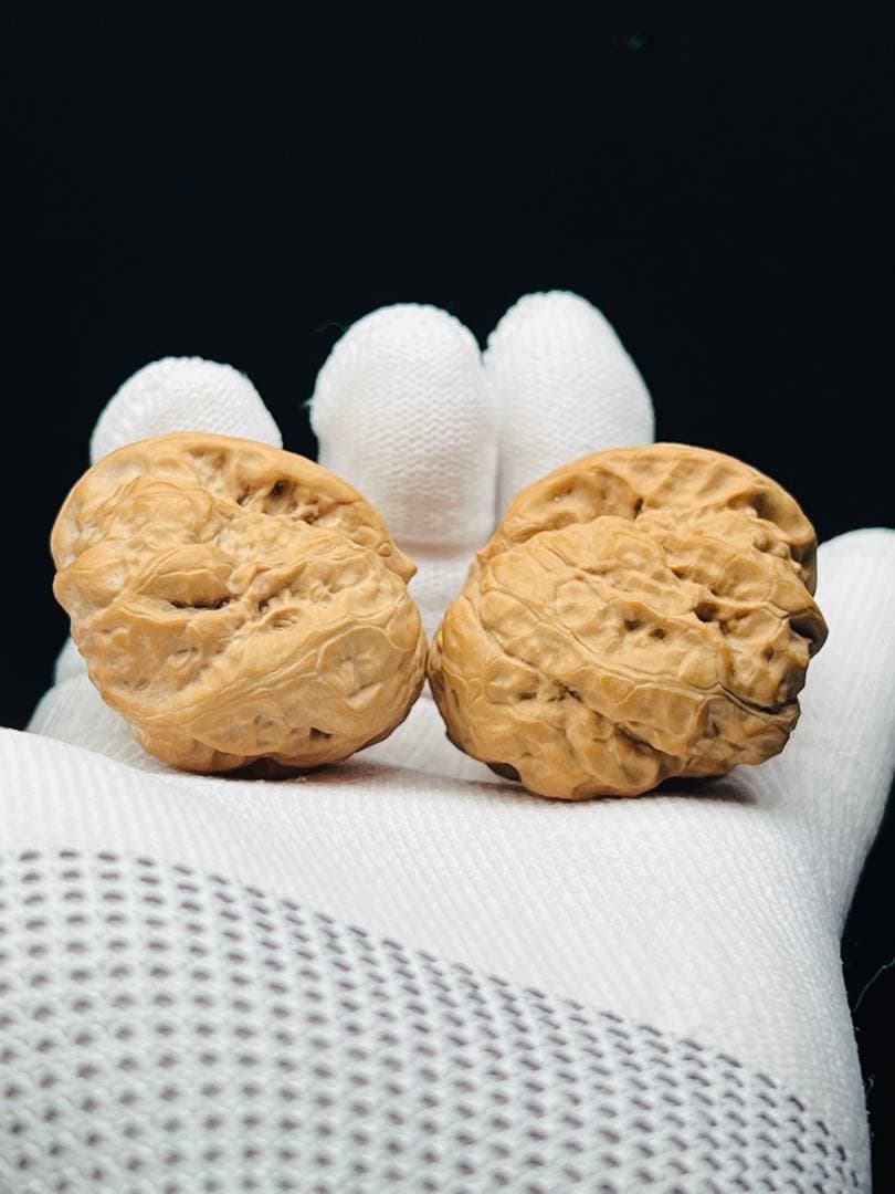 文玩堂：文玩核桃蝦蟇頭一筋（42mm）特卖