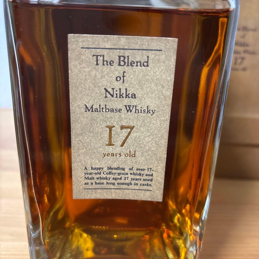 ニッカ　17年　NIKKA ザ ブレンド オブ ニッカ モルトベース 箱付❶