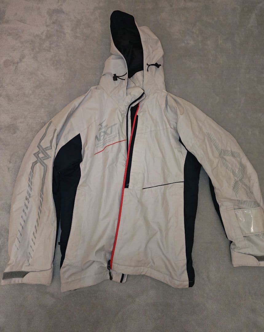 Mizuno スキーウェア ブレスサーモ Mサイズ ホワイト/ネイビー