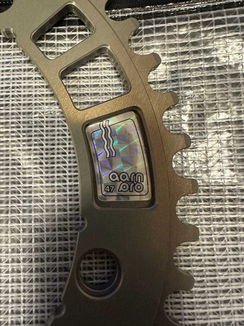 aarn pro チェーンリング 47T ゴールド