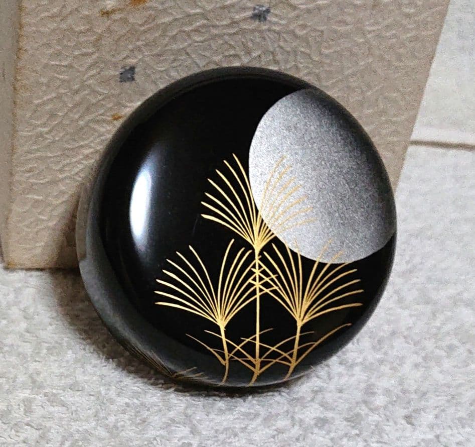 茶道具棗　木箱付きA434