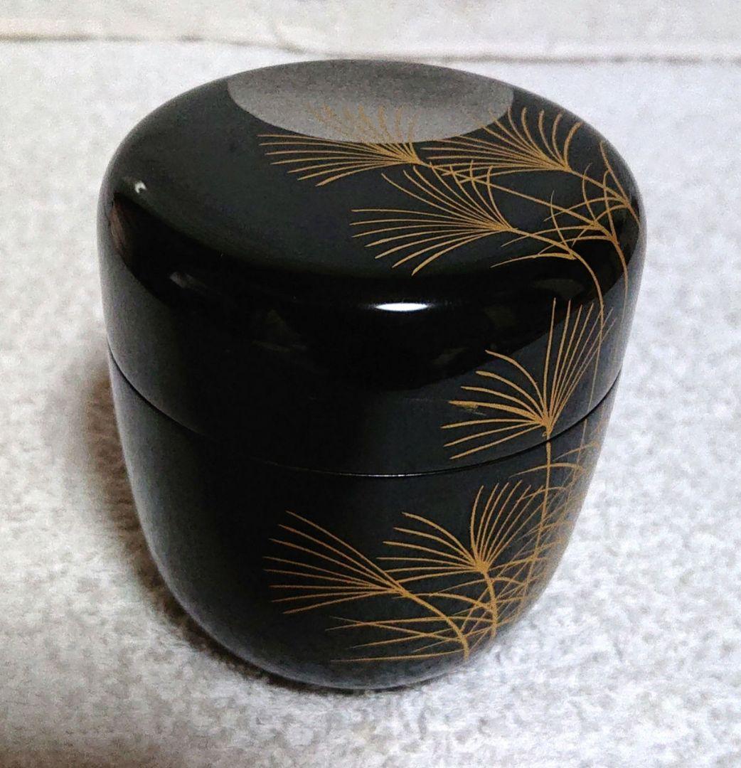 茶道具棗　木箱付きA434