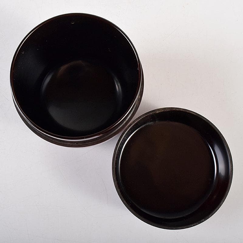 茶道具　漆塗　曙棗　裏千家十三代圓能斎書付箱　V　R8003