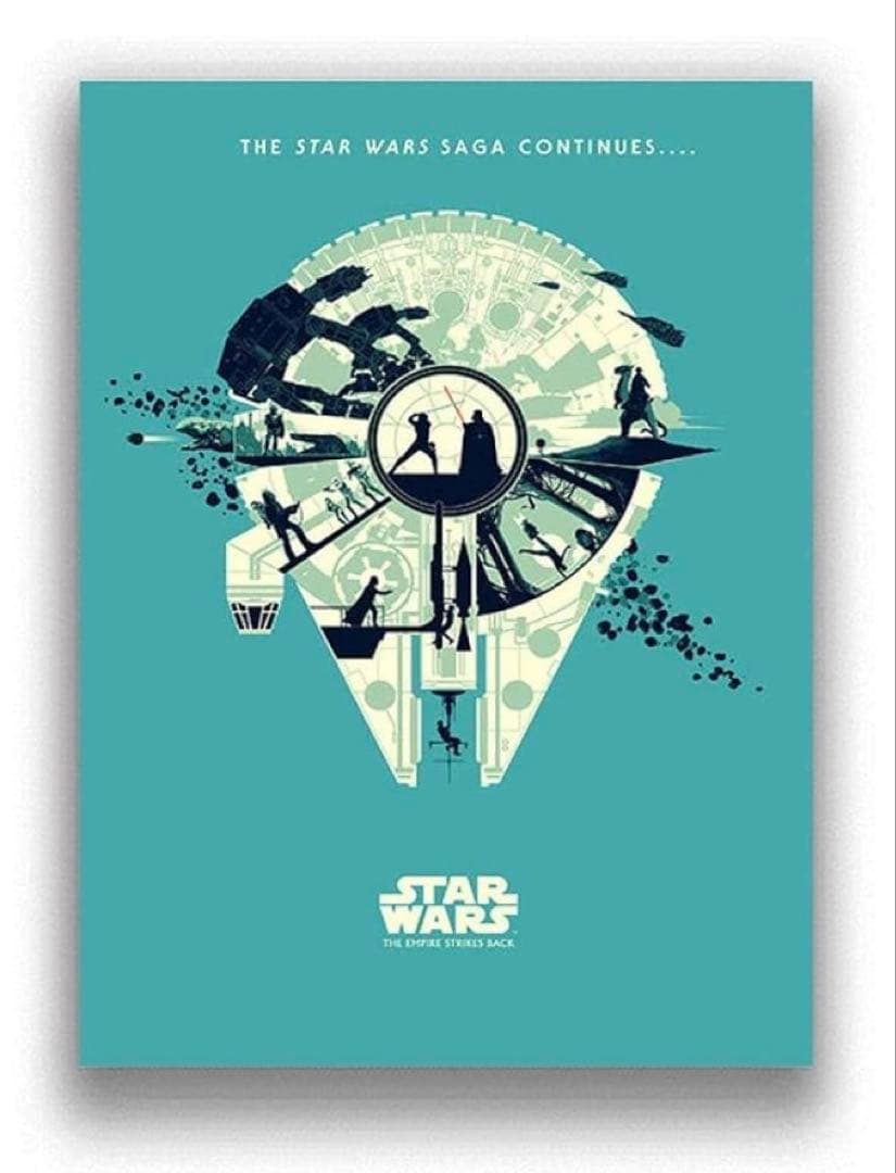 【新品未開封】スターウォーズポスター　3color （緑青黄3枚セット）