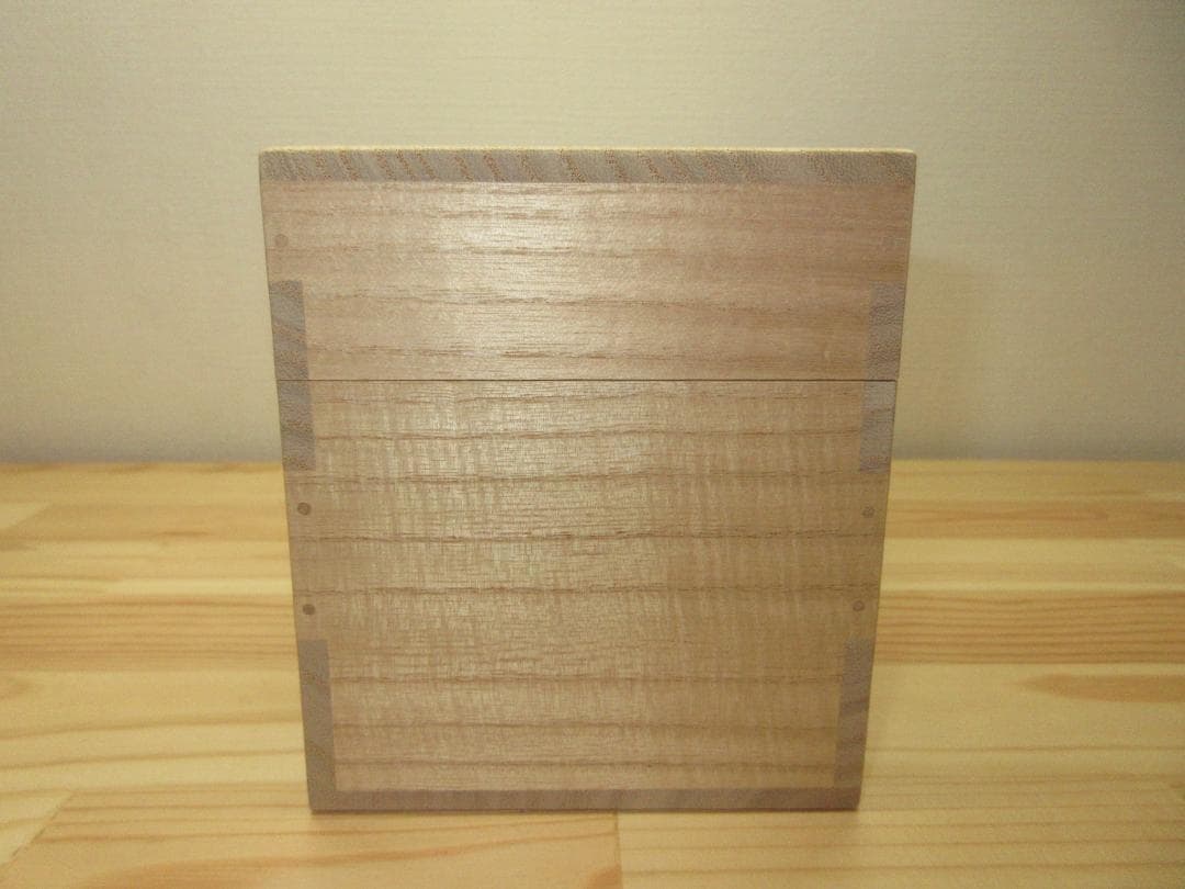 送料込【逢絢亭・新品】茶道具 三ツ入茶通箱 表流好 木地 木製 紙箱入り