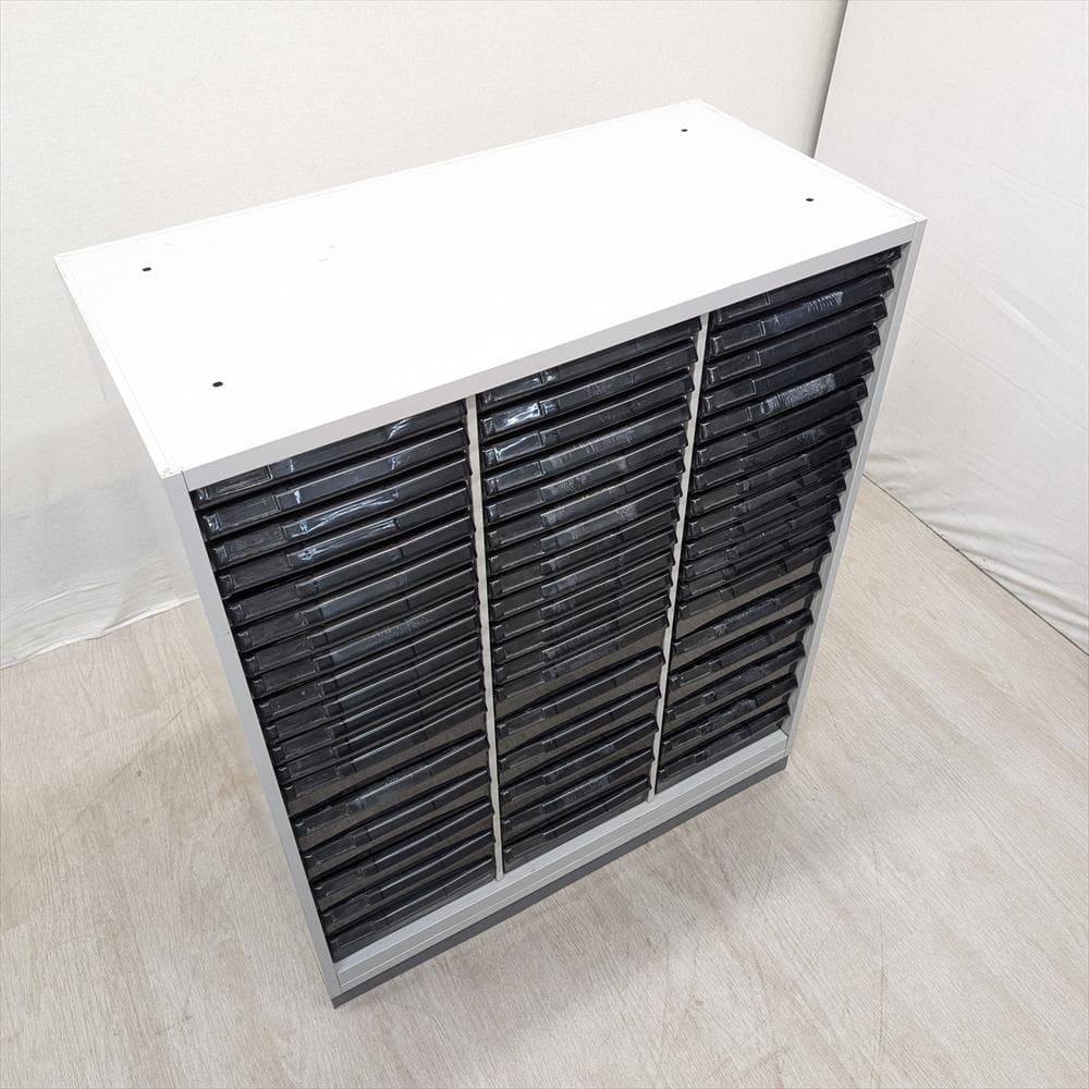 UCHIDA　レターケース　キャビネット　書類ケース　書類入れ　クリアケース